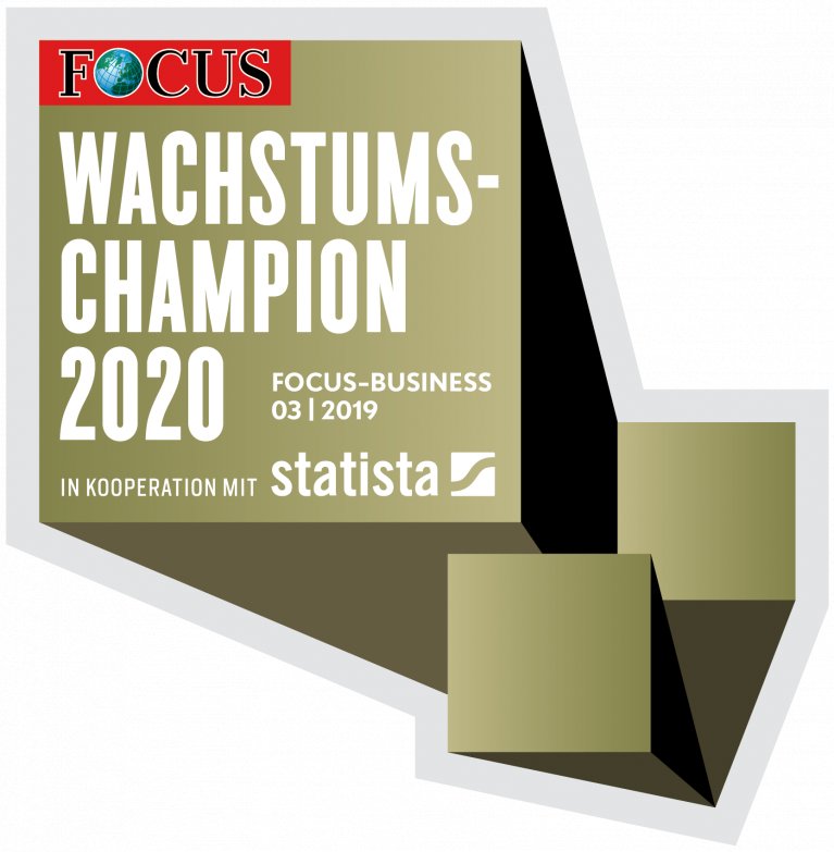 Focus Siegel des Wachstumschampion 2020