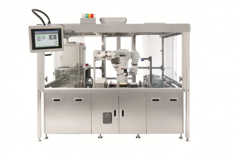 Photo of the final robot cell