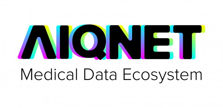 Logo AIQNET mit Claim Farbe mit Rand