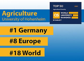 QS Fächer-Ranking: Uni Hohenheim