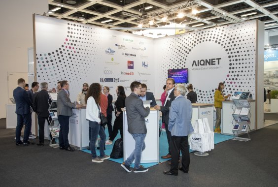 Messestand DMEA Aiqnet 2023